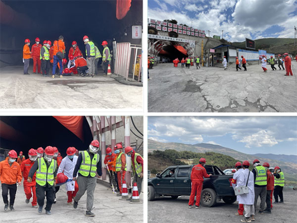 鹽源小高山隧道“瓦斯超限、有毒有害氣體中毒窒息事故”應(yīng)急救援演練取得圓滿(mǎn)成功